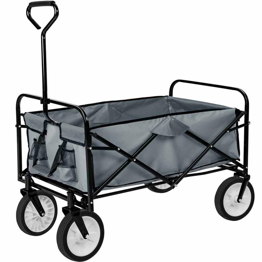 Garden Tools |  Foldable Garden Trolley With 80Kg Load Capacity Grey Garden Tools Garden Tools