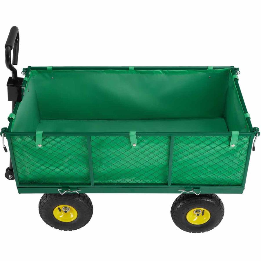 Garden Tools |  Garden Trolley With Inner Lining Max. 550Kg Green Garden Tools Garden Tools