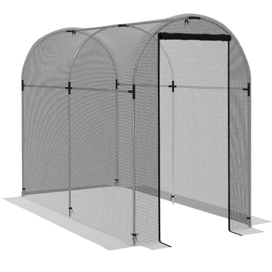 Planting & Growing |  Fruit/Plant Protection Tent W/ Door – Black Planting & Growing Black