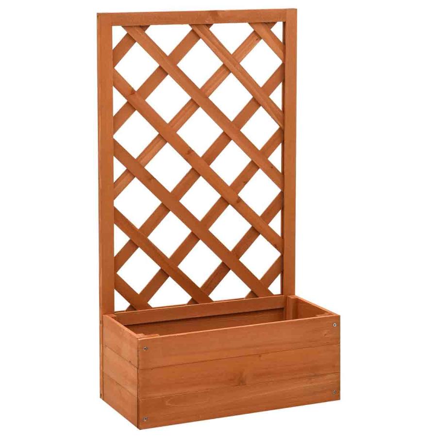 Planting & Growing |  Garden Trellis Planter Orange 50X25X90Cm Planting & Growing Orange