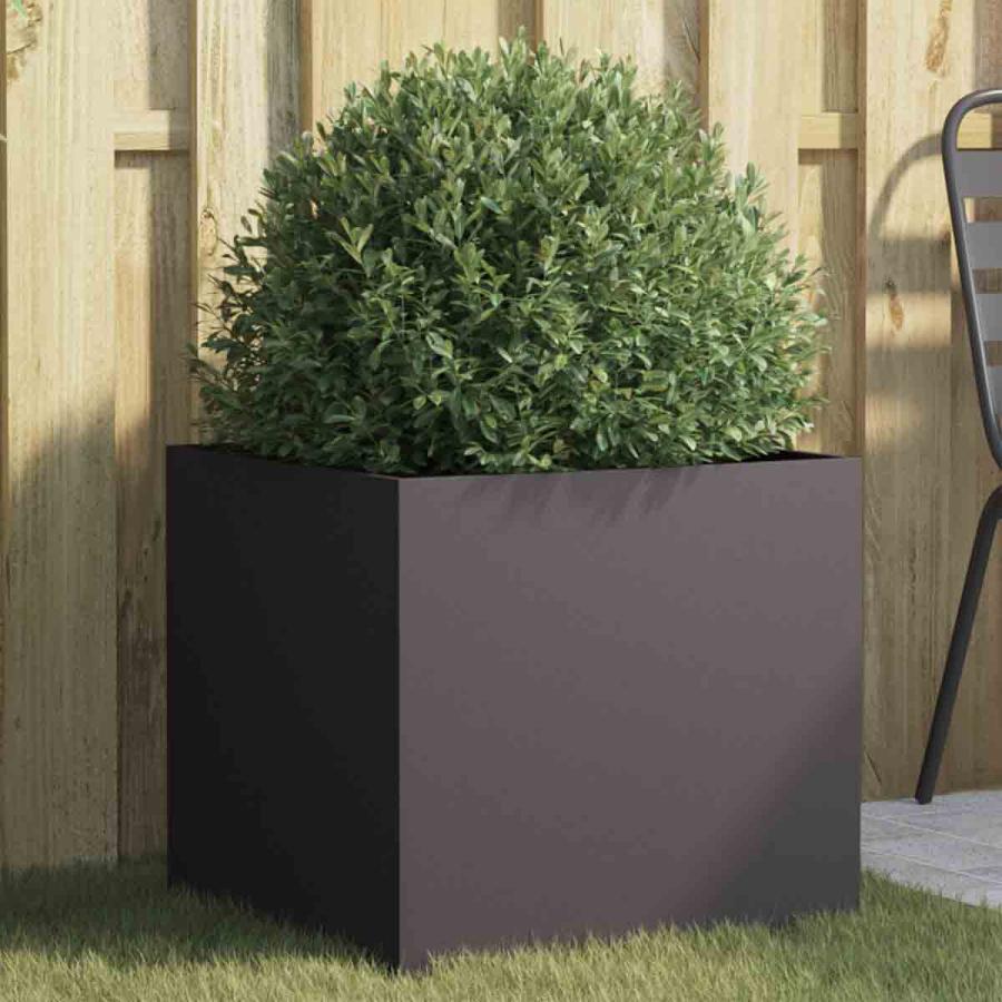 Planting & Growing |  Planter Black 49X47X46 Cm Cold-Rolled Steel Planting & Growing Black