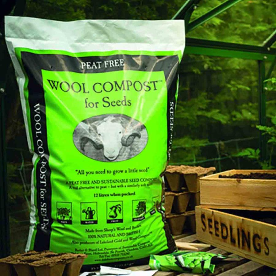 Planting & Growing |  Wool Compost For Seeds (12 Litre – 3 Bags) Planting & Growing Planting & Growing